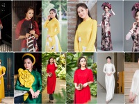 Hồng Diễm, Phương Oanh cùng dàn diễn viên diện áo dài: Ai xinh đẹp hơn?