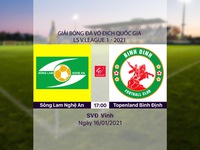 VIDEO Highlights: Sông Lam Nghệ An 1-1 Topenland Bình Định (Vòng 1 LS V.League 1-2021)