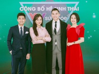 BTV Thu Hương và dàn MC rạng rỡ tại lễ công bố Hệ sinh thái VTV Sức khỏe