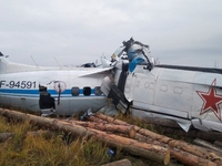 Rơi máy bay tại Nga, 16 người thiệt mạng