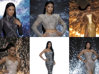 Vừa tới Israel thi Hoa hậu Hoàn vũ, Kim Duyên tung bộ ảnh diện 6 thiết kế