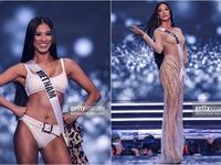 Kim Duyên trình diễn tự tin ở Bán kết Miss Universe 2021
