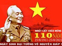 Tổ chức lễ kỷ niệm 110 năm ngày sinh Đại tướng Võ Nguyên Giáp quy mô cấp quốc gia