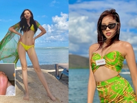 Miss World 2021: Bị ong chích, Đỗ Thị Hà vẫn thả dáng quyến rũ với bikini