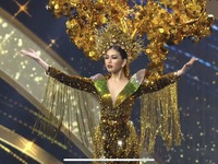 Cú xoay người ấn tượng của Ngọc Thảo trên sân khấu Miss Grand International