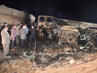 Tai nạn xe bus va chạm xe tải nghiêm trọng tại Ai Cập, ít nhất 20 người thiệt mạng