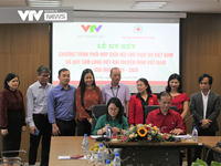 Chương trình 'Ký kết hợp tác giữa Quỹ Tấm lòng Việt, Đài THVN và Hội Chữ thập đỏ Việt Nam'