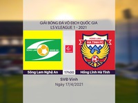 VIDEO Highlights: Sông Lam Nghệ An 0-2 Hồng Lĩnh Hà Tĩnh (Vòng 10 LS V.League 1-2021)