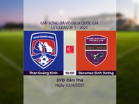 VIDEO Highlights: Than Quảng Ninh 1-0 Becamex Bình Dương (Vòng 7 LS V.League 1-2021)