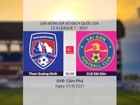 VIDEO Highlights: Than Quảng Ninh 1-0 CLB Sài Gòn (Vòng 8 LS V.League 1-2021)