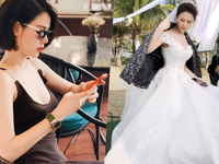 Lương Thu Trang ngập hoa trong sinh nhật, lộ ảnh Minh hh mặc váy cưới trong Hướng dương ngược nắng