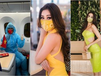 Hoa hậu Khánh Vân mang nguyên BST khẩu trang đến Miss Universe
