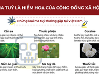 [Infographic] Ma túy - tàn phá sức khỏe, hiểm họa xã hội