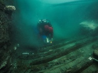 Tìm thấy xác tàu hơn 2000 năm tuổi ở 'thành phố chìm' dưới đáy biển