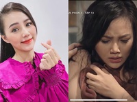 DV Minh Thu ngại ngùng khi thực hiện cảnh cưỡng bức trong phim 'Hương vị tình thân'