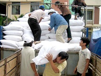 Khẩn trương xuất cấp hơn 15.350 tấn gạo dự trữ cho TP Hồ Chí Minh, Long An