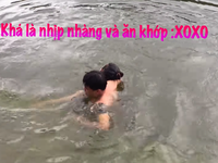 Hậu trường Lương Thanh, Trung ruồi vật lộn dưới nước cho cảnh quay tự tử