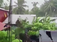 Philippines tìm kiếm 18 ngư dân mất tích do bão Côn Sơn