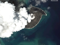Thiệt hại lớn do núi lửa phun trào ở Tonga, ít nhất 3 người thiệt mạng