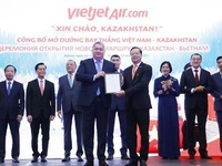 Mở đường bay thẳng Việt Nam - Kazakhstan