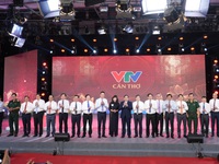 Toàn cảnh lễ ra mắt Kênh truyền hình Quốc gia khu vực Tây Nam Bộ - VTV Cần Thơ