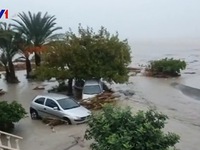 Ngập lụt nghiêm trọng trên đảo Crete, Hy Lạp