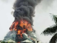 Cháy lớn tại nhà thờ Trung tâm Hồi giáo Jakarta, Indonesia