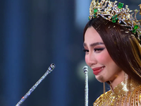 Thùy Tiên 'bắn' 4 thứ tiếng trong giây phút kết thúc nhiệm kỳ Miss Grand International