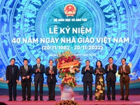 Hôm nay (20/11), kỷ niệm 40 năm ngày Nhà giáo Việt Nam