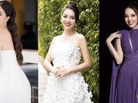 Á hậu Thụy Vân khoe nhan sắc xinh đẹp tại Hoa hậu Việt Nam 2022