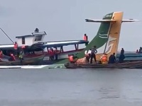 Rơi máy bay ở Tanzania, ít nhất 19 người thiệt mạng