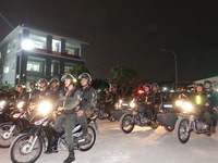 Bộ Tư lệnh Cảnh sát Cơ động hỗ trợ TP Hồ Chí Minh trấn áp tội phạm dịp Tết