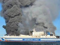 Hy Lạp báo cáo trường hợp tử vong đầu tiên sau vụ cháy tàu, 10 người vẫn mất tích