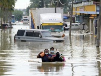 12.000 người phải sơ tán vì lũ lụt ở Malaysia