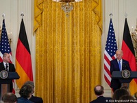Xử lý căng thẳng trong quan hệ với Nga -  Tâm điểm cuộc gặp cấp cao Mỹ - Đức