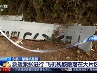 Tiếp tục công tác tìm kiếm, cứu hộ máy bay rơi tại Trung Quốc, chưa tìm thấy người sống sót