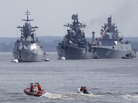 Nga tập trận hải quân trên biển Baltic