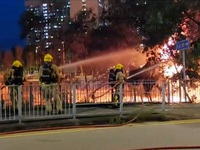 20.000 hộ dân ở Hong Kong (Trung Quốc) bị mất điện do cháy cầu cáp điện