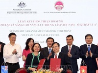 Cooperation agreement on the establishment of Vietnam – Australia centre signed