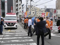 Bạo lực trên chính trường khá hiếm khi xảy ra ở Nhật Bản