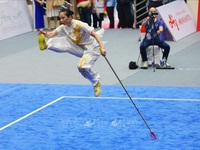 Wushu athlete Duong Thuy Vi wins gold at World Games