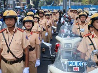 TP Hồ Chí Minh: Phạt hơn 1.400 trường hợp vi phạm Luật Giao thông đường bộ dịp Tết
