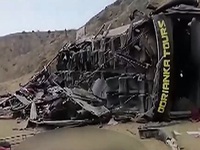 Tai nạn xe khách tại Peru, ít nhất 25 người thiệt mạng