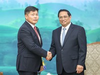 PM receives Mongolian Minister of Justice and Home Affairs