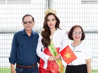 Lê Hoàng Phương ra Hà Nội dự thi Miss Grand International 2023