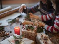 Những truyền thống Giáng sinh: Từ nụ hôn dưới cây tầm gửi đến món quà dưới cây thông