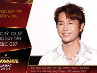 Tăng Duy Tân lọt đề cử hạng mục Gương mặt trẻ triển vọng VTV Awards 2023