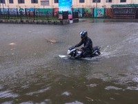 Mưa lớn do bão Michaung tại Ấn Độ khiến nhiều người thiệt mạng