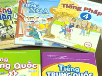 Học sinh tiểu học có thể lựa chọn học 1 trong 7 ngoại ngữ