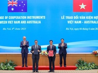 Việt Nam - Australia trao đổi nhiều văn kiện hợp tác và khai trương 2 đường bay thẳng mới